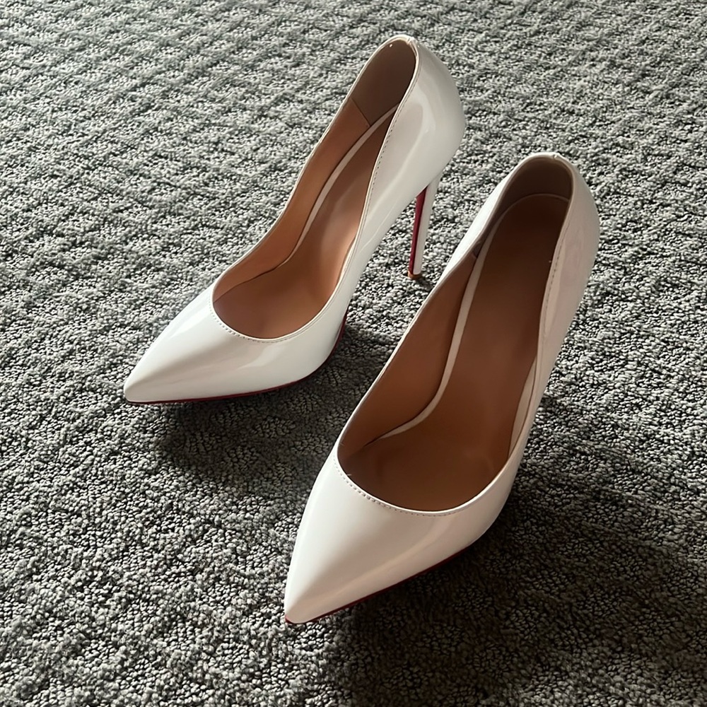 Brand new white heels